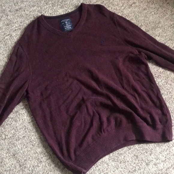 Men’s sweater, maroon - Picture 1 of 1